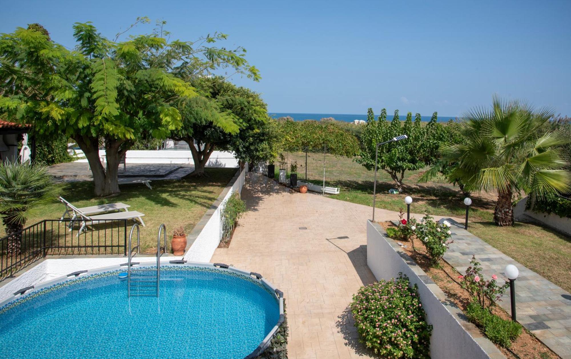 Villa Eleni 100M From The Sea Rapaniana Exterior photo